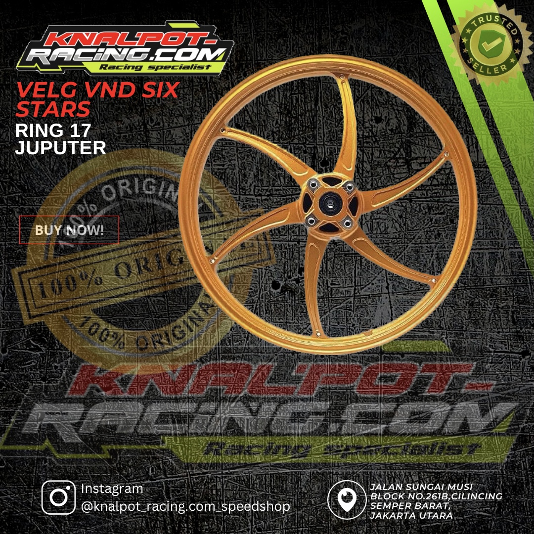 VELG VND SIX STARS RING 17 JUPITER